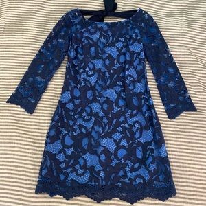 Lilly Pulitzer Long Sleeved Lace Dress